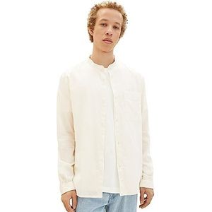 TOM TAILOR Denim Herenhemd, 12906 - Wool White, L