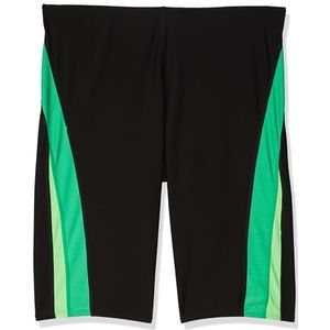 Speedo Heren Endurance+ Launch Splice Jammer Badpak, Zwart/Groen, 34