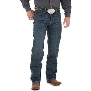Wrangler Men's Big and Tall 20X 01 Competition Relaxed-Fit Jean, Deep Blue, 33WX36L