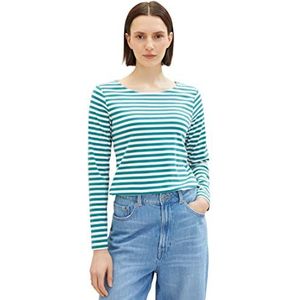 TOM TAILOR damesshirt met lange mouwen en strepen