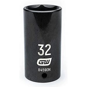 GEARWRENCH 1/2"" Metrische contactdoos van de aandrijving diepe impact 32mm, 6 punt - 84590N