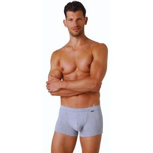LVB Supima-katoenen stretch boxershorts voor heren, Grijs Melange, M