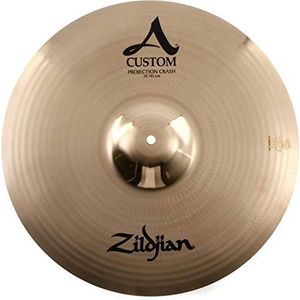 Zildjian A Custom Series - Projectie Crash Cymbal - briljant afwerking 18 inch 18 Inch
