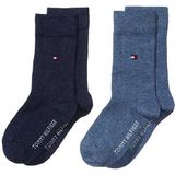 Tommy Hilfiger CLSSC sokken voor jongens (verpakking van 2 stuks), jeans, 23/26 EU