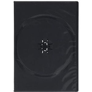 MediaRange Lege DVD-hoes voor 6 discs, 22 mm, zwart, 5 stuks