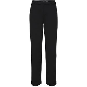 VERO MODA Tall Women's VMZAMIRA MR Slim Straight GA Tall Pants, Black, XL/T/34, zwart, 34 NL/XL