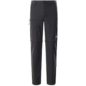 The North Face - Cabrio Broek Heren - Om te Bouwen tot Korte Broek - Waterdichte werk- of wandelbroek, Asphalt Grey, 46