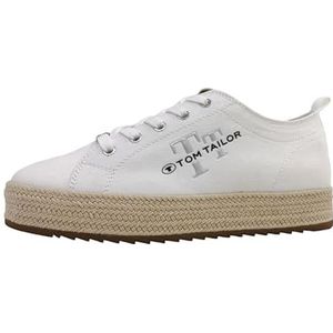 TOM TAILOR 7490050003 Sneakers voor dames, wit, 38 EU, wit, 38 EU