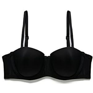 Koton Verstelbare strappy beha voor dames, niet gewatteerd, zwart (999), 85C