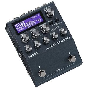 BOSS IR-200 AMP & IR CABINET PEDAL – Pedaalgebaseerde Amp Simulator en Impulse Response Loader met eersteklas sound en functies - Uitzonderlijke audiokwaliteit, hoogwaardige amps, diepe Sound Shaping