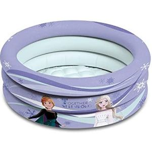 Mondo Toys Frozen 16917 Opblaasbaar zwembad met 3 ringen, diameter 60 cm, met zachte bodem