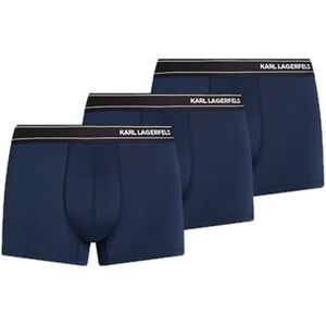 Karl Lagerfeld B.V Stripe Logo Micro Trunk (3 stuks), Mood Indigo, XS