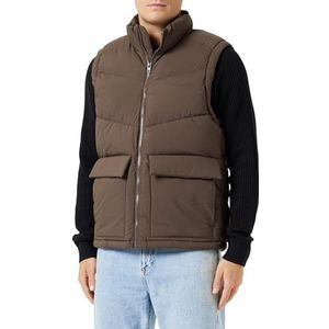 JACK & JONES Jorvesterbro Bodywarmer Sn Vest voor heren, chocolate brown, L