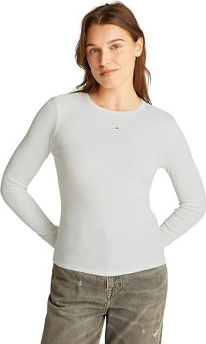 Longsleeve - Ecru - Katoen - Met Geborduurd Logo