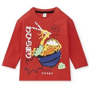 Tuc Tuc T-shirt voor meisjes, Rood, 12 Maanden