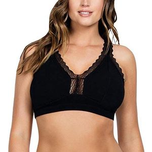 Parfait Dalis P5641 vrouwen volledige busted en bochtige draad gratis bralette, zwart, 95D