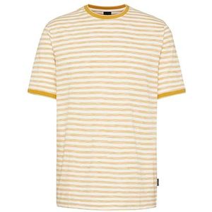 bugatti Heren T-shirt 1:2 mouw, Geel-630, L