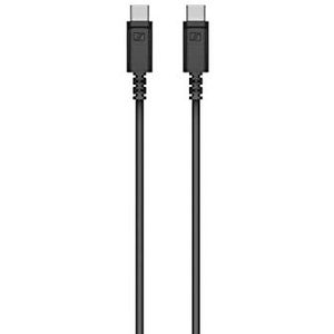 Sennheiser 3m USB-C voedingskabel voor professionele podcasting en streaming met de Profile USB Microfoon en Profiel Streaming Set - Zwart (700103)