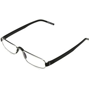 Rodenstock unisex Leesbril ProRead R2180, bril voor verziendheid, lichtgewicht leesbril met roestvrijstalen montuur (+1 / +1,5 / +2 / +2,5)