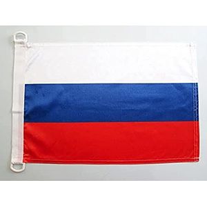 Rusland NAUTICAL Vlag 45x30 cm - Russische vlaggen 30 x 45 cm - Banner 12x18 in voor boot - AZ FLAG