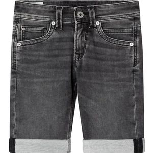 Pepe Jeans SLIM GYMDIGO SHORT JR Shorts voor jongens, grijs (denim - UR3), 16, Grijs (Denim - Ur3), 16 Jaren