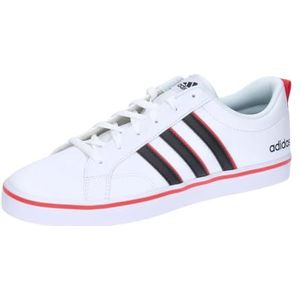 adidas Heren Vs Pace 2.0 Schoenen Sneaker, Ftwr White Core Zwart Helder Rood, 40 2/3 EU