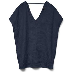 VERO MODA Dames Vmkitta V-hals top WVN Ga, navy blazer, S