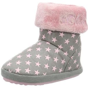 s.Oliver 35438 hoge pantoffels voor meisjes, Grijs Grijs Com201, 28 EU