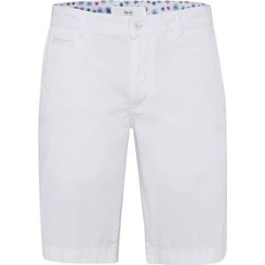 BRAX Heren Style Bari Bermuda FINE GAB jeans-shorts, wit, 52, wit, 36W x 34L