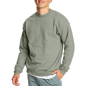 Hanes Heren EcoSmart Sweatshirtecosmart ecosmart sudadera moletom Ecosmart Ecosmart ش ر ا moletom Ecosmartecosmart Sweatshirt, Stonewashed Groen, L