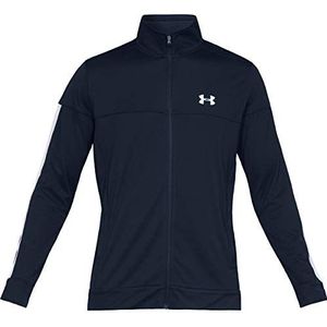 Under Armour Sportstyle Pique Track Jacket, lichtgewicht en ademend fleece voor heren, comfortabele nauwsluitende hardloopjas voor heren