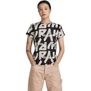 G-STAR RAW Calligraphy ao, Meerdere kleuren (Dk Black Raw Paint D24500-c565-g421), XS