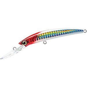 Yo-Zuri Crystal Minnow Deep Diver Lokken, Holografische Roodharige, 3-1/2-Inch