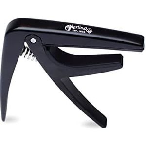 Martin 18A0123 Guitar Capo, Verstelbare Gitaar Capo voor Akoestische, Klassieke en Elektrische Gitaren, Zwart