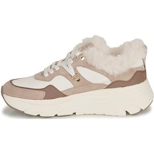 Geox D Diamanta C sneakers voor meisjes, white sand, 40 EU