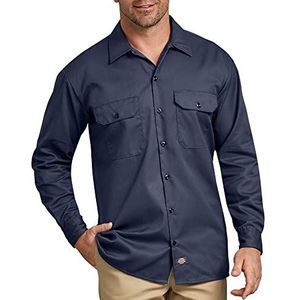 Dickies Heren Big-Tall Werkshirt met lange mouwen, marineblauw, XXL tall