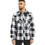 Brandit Check Shirt Overhemd heren, Wit-zwart, 6XL