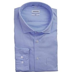 Seidensticker - Klassiek - Overhemd - Lichtblauw - Slim Fit