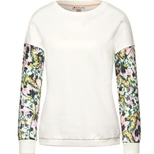 Street One Dames 317593 T-Shirt, Vanilla White, 38