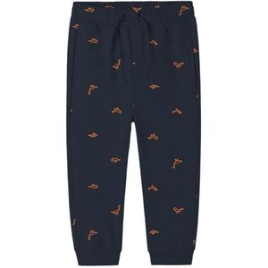 Name it mini Jongens Nmmtroy Nreg SWE Pant Bru Pb, Dark Sapphire, 86 cm