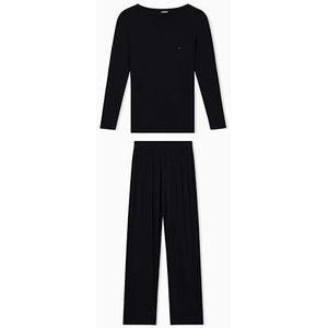 Emporio Armani - Pyjama - Zwart - Lange Mouwen - Technische Wol