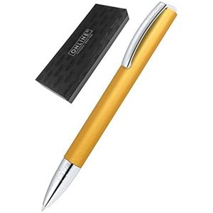 Online Draaibalpen Vision Gold met internat. Grote vulling lijndikte M (middel), schrijfkleur zwart, balpen in hoogwaardige geschenkdoos | Kleur: goud
