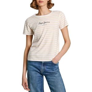 Pepe Jeans Elba T-shirt voor dames, Geel (Cornish Yellow), M