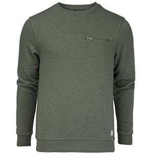 Blend Sweatshirt voor heren, groen (Dusty Olive Green 77203), XXL