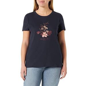 MUSTANG Dames Alina C Print T-Shirt, Night Sky 4129, XS