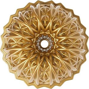 Nordic Ware 92877 Cut Crystal Cast Bundt Pan, aluminium, goud