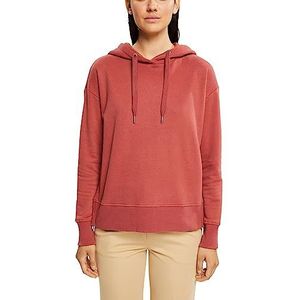 ESPRIT Sweatshirt met capuchon, terracotta, S