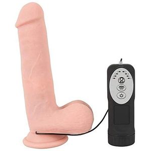 You2Toys Medical Silicone Rotating Vibrator – stimulerende natuurlijke vibrator voor vrouwen en mannen, 8 rotatie- en vibratiemodi, zuiggiet, huidskleur, 630 g