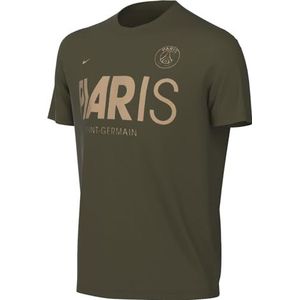 Nike Unisex Kinderen PSG U Nk Ss MERC Tee, Rough Green, FQ7138-326, XS