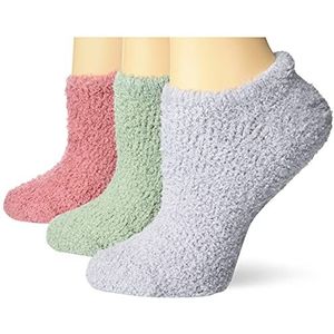 No Nonsense Sokken, 3 paar casual, Agave Cameo Grijs Paars, 4-10 Dames, Agave Cameo Grijs Paars, 4-10